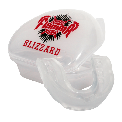 Защита рта (капа) FLAMMA - BLIZZARD COLORLESS с футляром