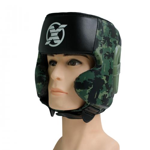 Шлем для бокса FIGHT EXPERT MILITARY GREEN с защитой щек